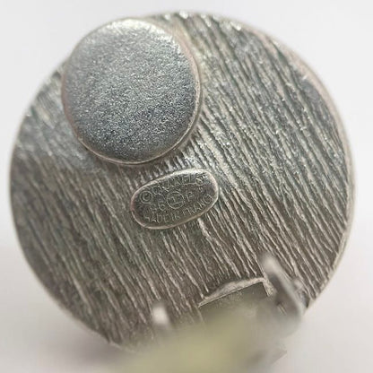 Chanel Earring Silver Pearl Style Coco Mark Excellent Condition Metal Used 98