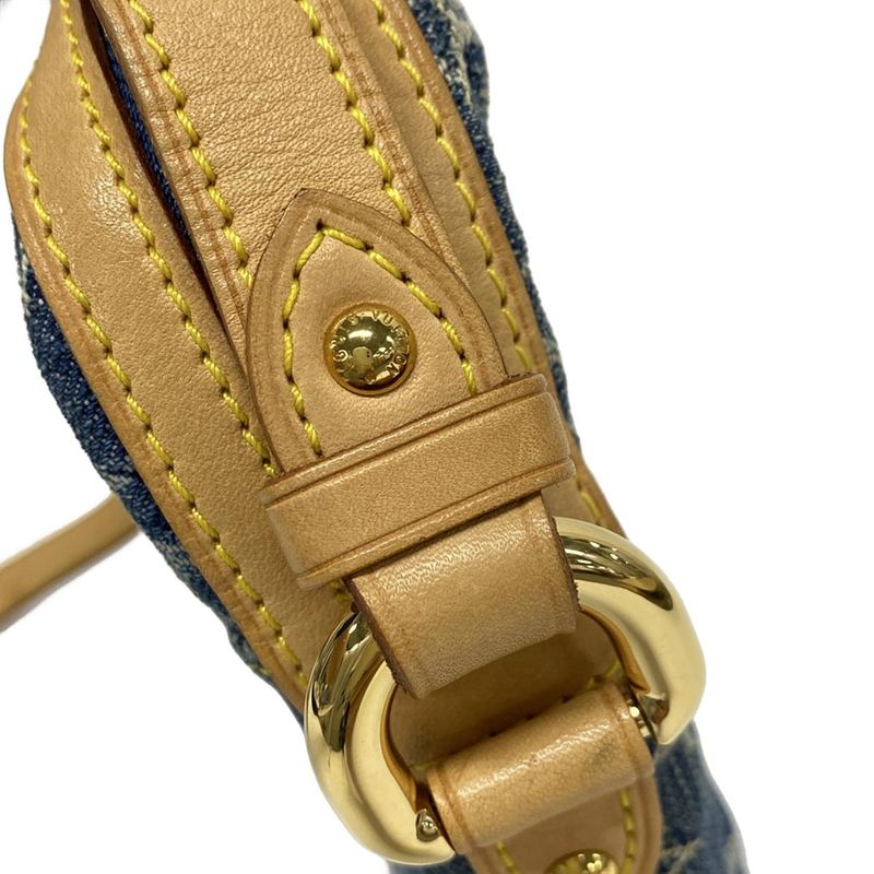 Louis Vuitton Shoulder Bag Monogram Denim Camera Bag M95348 Blue