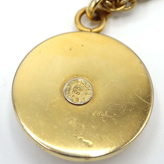 Celine Necklace Gold Color Faux Pearl Vintage Accessories 22k458-2