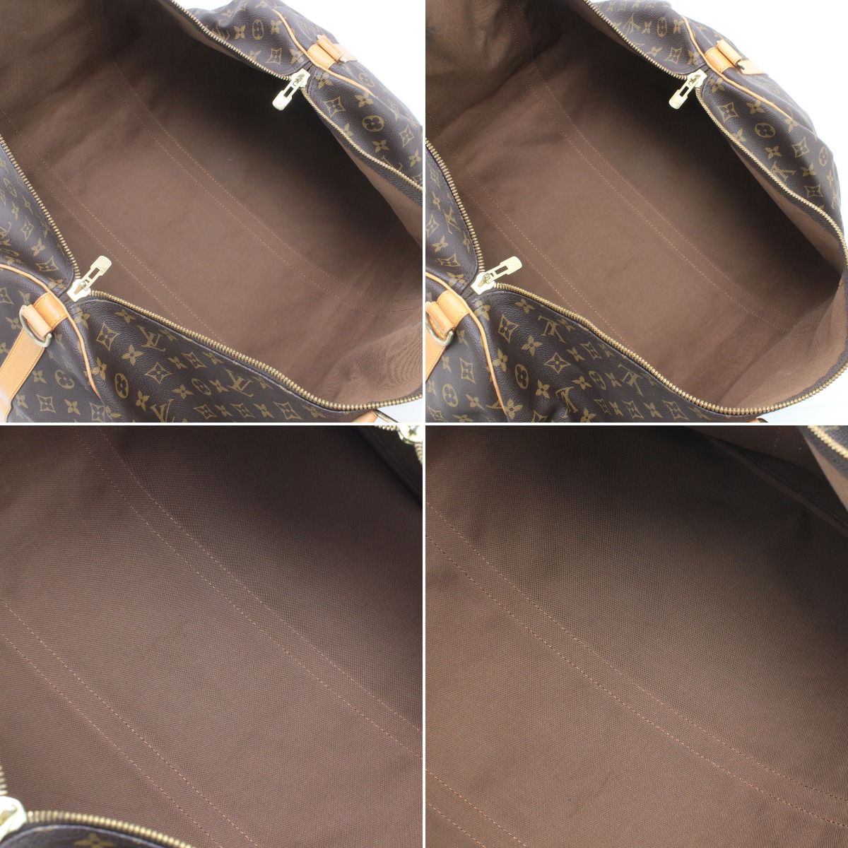 Louis Vuitton Monogram Keepall Bandouliere 60 Boston Bag
