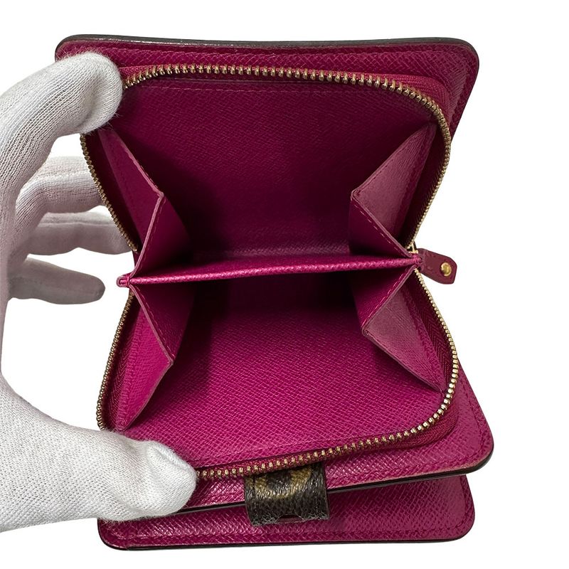 Louis Vuitton Wallets Ladies Branded Trifold Wallet Monogram Canvas Perfot