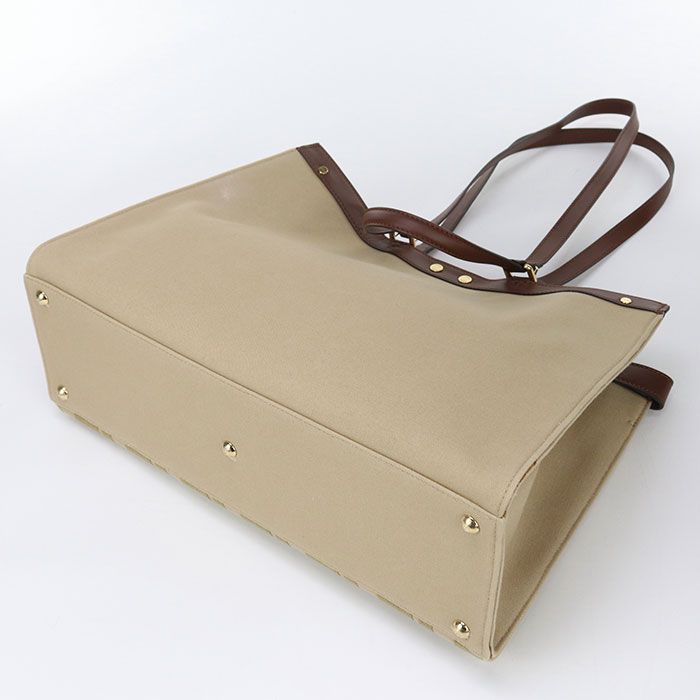 Fendi Ecks Tote Peekaboo Fe88316 Tote Bag Jacquard Ecks Tote Women's