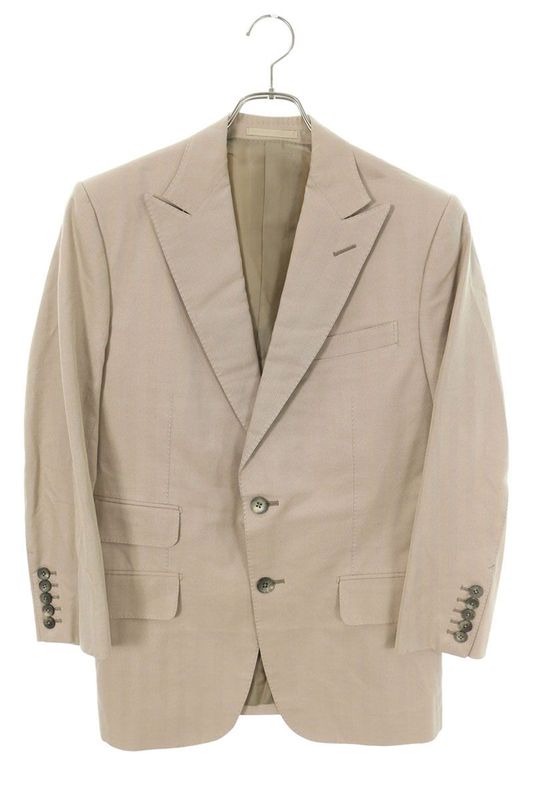 Gucci 171252 Z0886 Peaked Lapel 2B Jacket Men 46