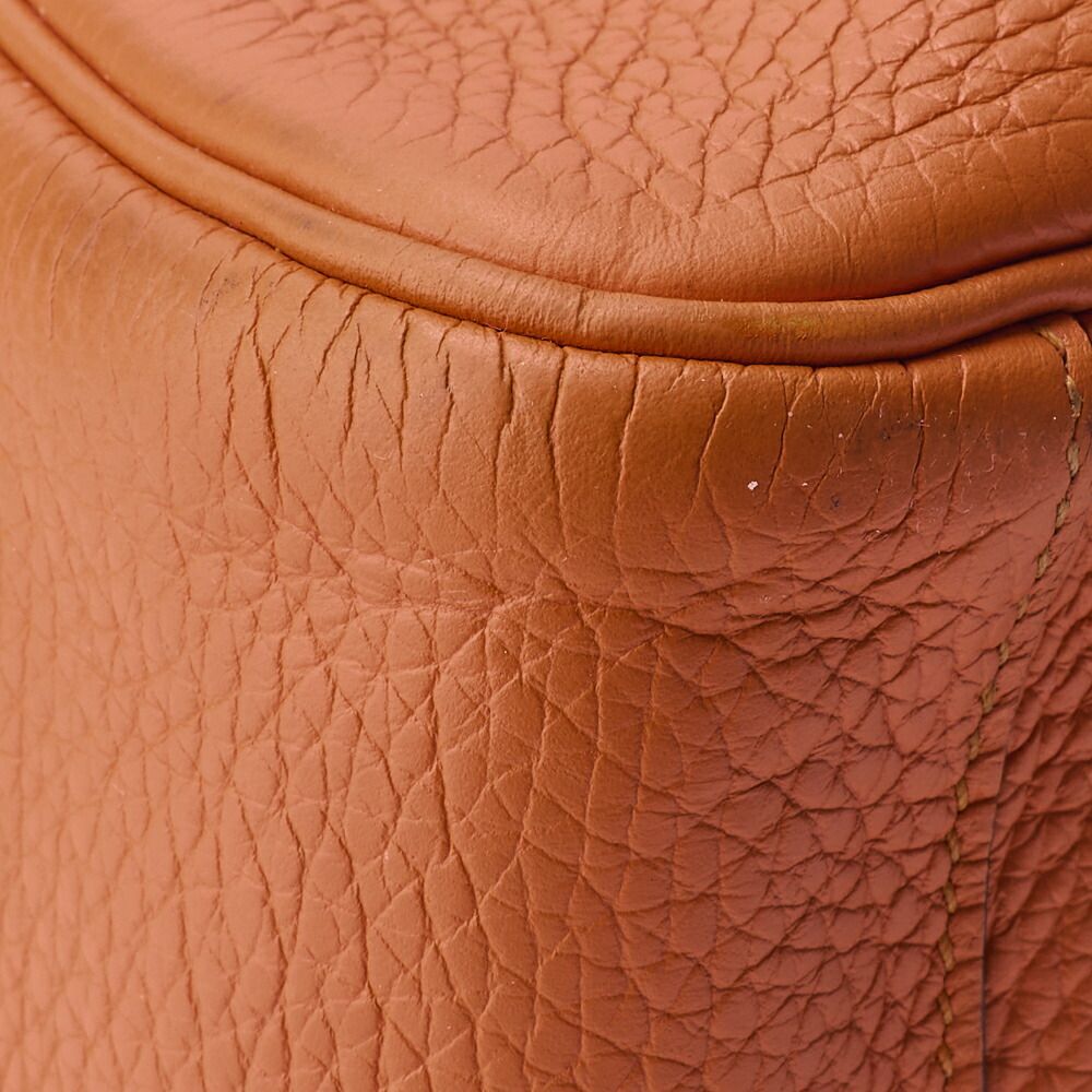 Hermes Lindy 34 Shoulder Bag Taurillon Clemence Orange Poppy Orange Poppy