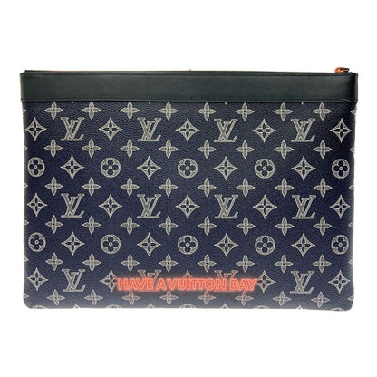 Louis Vuitton M62905 Monogram Ink PVC Pochette Apollo Navy 359655 Second Bag