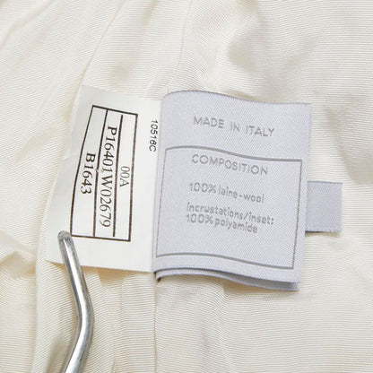 Chanel Sport Line Coco Mark Blouson Zip Up Size: 36 P16401w02679 Ivory Wool