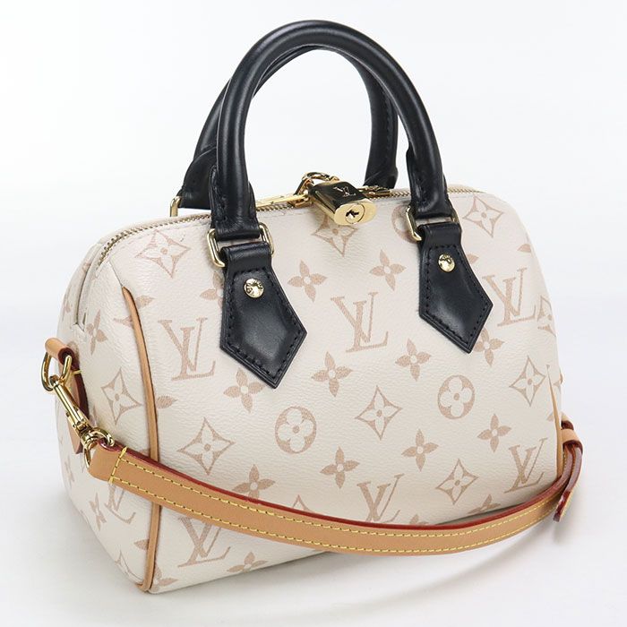 Louis Vuitton Speedy Bandoliere 20 2WAY Monogram/dunne Handbag PVC Ladies