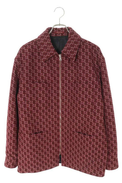 Gucci 25SS 803984 Zarr8 GG All-over Pattern Zip-up Blouson Men 48
