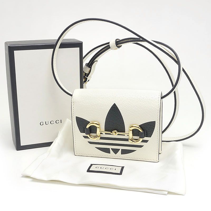 Gucci X Adidas Gucci X Adidas Shoulder Wallet White