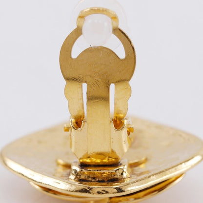 Chanel Coco Mark Vintage Gold Plated 94P Ladies 18.9g Earring