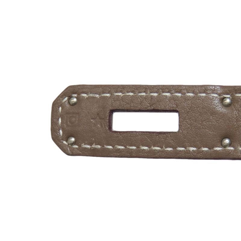 Hermes Birkin 30 Etape Silver Hardware Handbag Taurillon Women