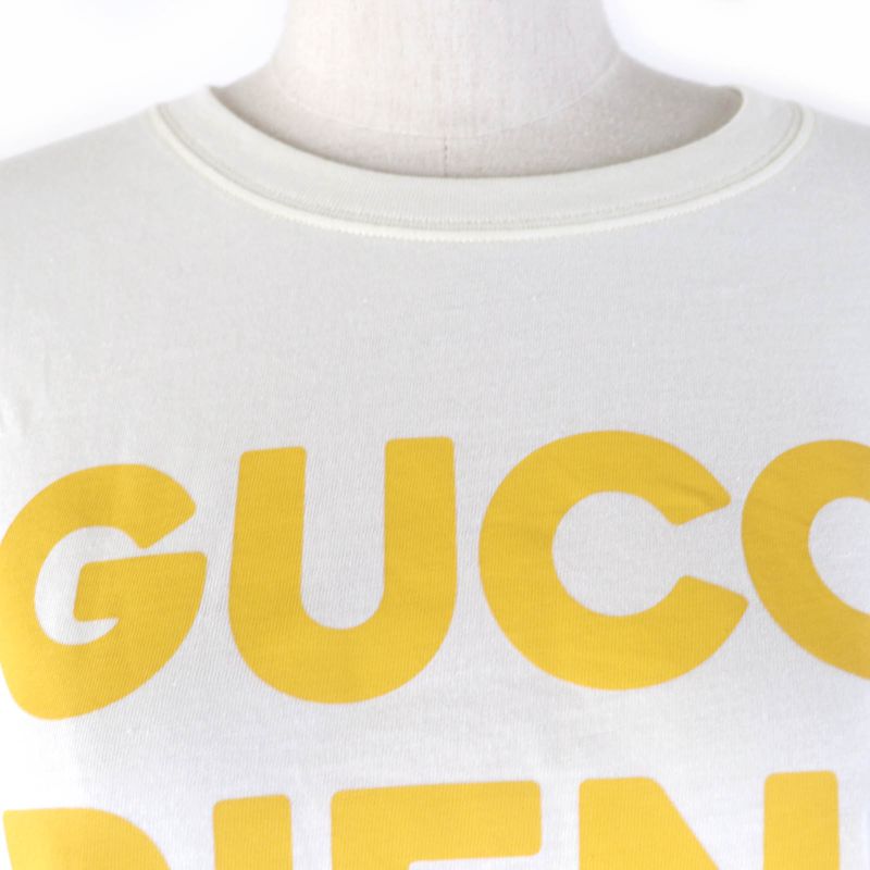 Gucci Pikarar 23AW 717422 Guccy Friends 100% Cotton Animal Print Short Sleeve