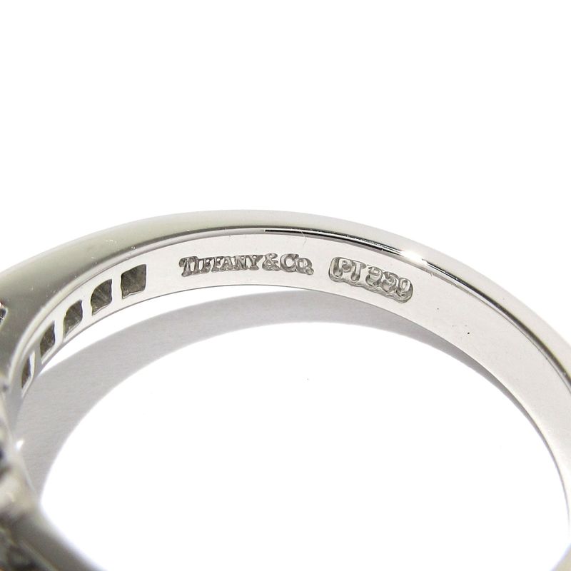 Tiffany & Co Ring Flora Pt950 X Diamonds