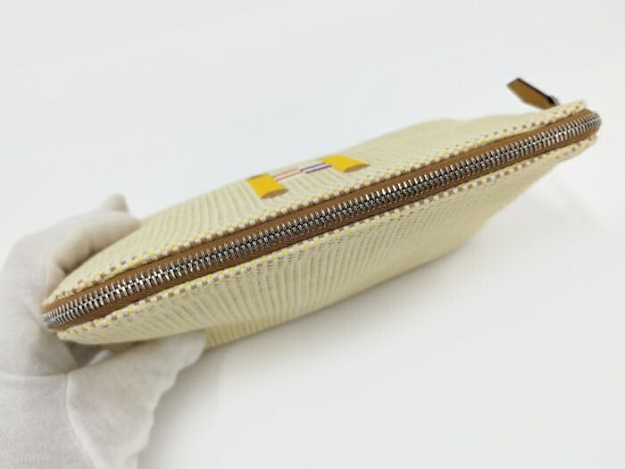 Hermes Bolide Pouch 20 Mini Pochette Crazy H Limited Edition Canvas Natural