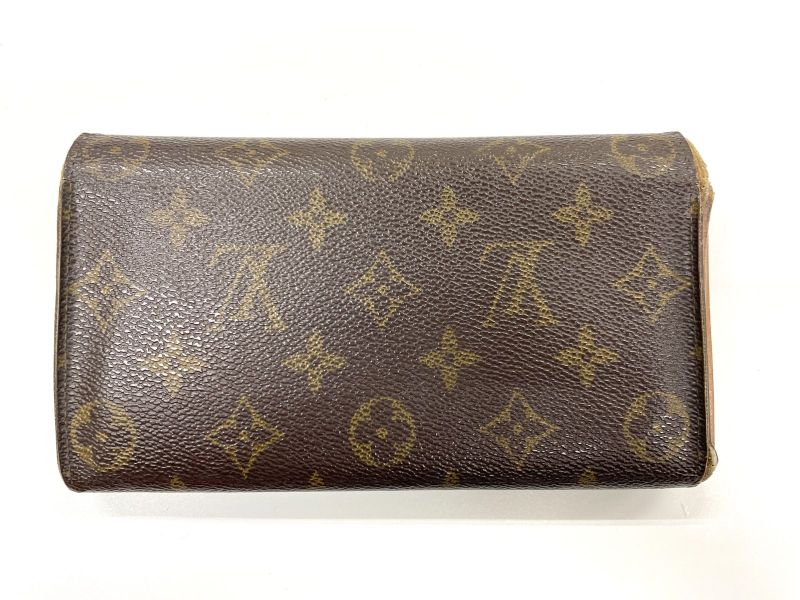 Louis Vuitton Monogram Pochette Portmonnais Cles Di Long Wallet M61725 Brown