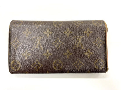 Louis Vuitton Monogram Pochette Portmonnais Cles Di Long Wallet M61725 Brown