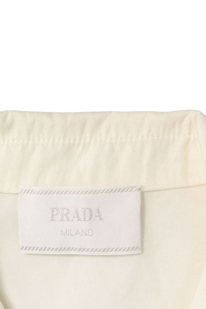 Prada Sc449 Re-nylon Triangle Plate Short Sleeve Shirt Men's L