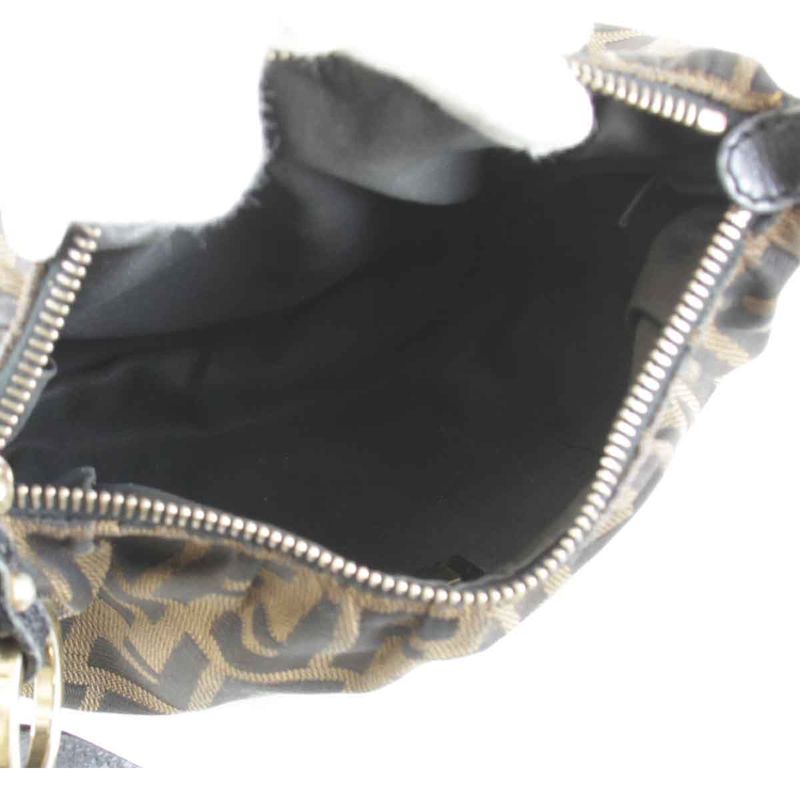 Fendi Zucca 8br354 Shoulder Bag Canvas Brown