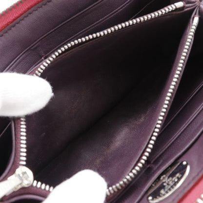 Loewe Anagram Lambskin Pink Women's Long Wallet