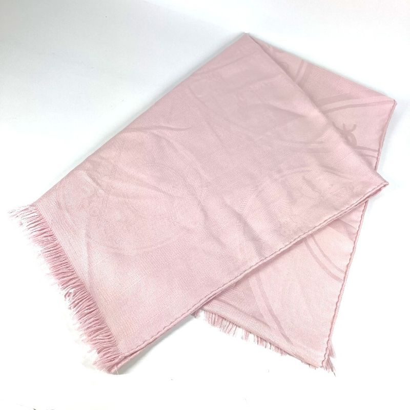Hermes Stole New Livris Cashmere Rose Pearl Pink