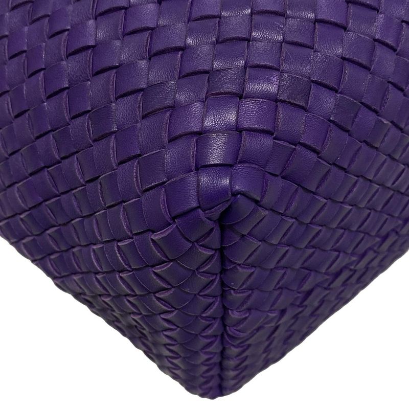 Bottega Veneta Tote Bag Cabas MM Purple Limited Edition Of 750 (361/750) Leather