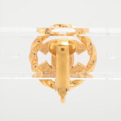 Chanel Coco Mark Earrings (one Side Only) 2137 GP With Rhinestone Gold