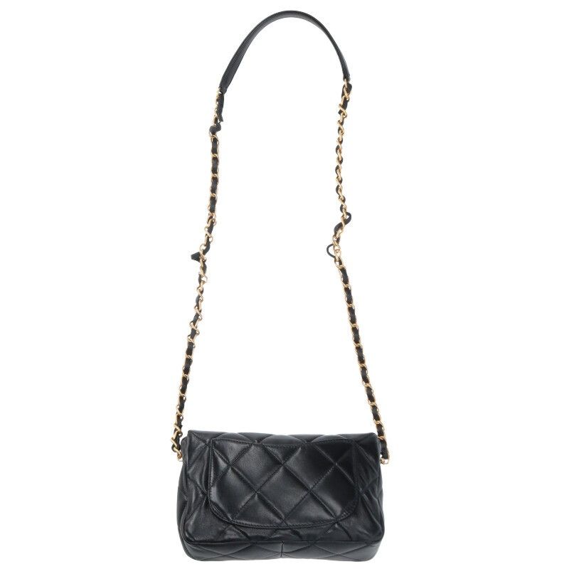 Chanel As3986 Heart Hardware Mini Flap Lamb Skin Chain Shoulder Bag Women