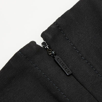 Gucci Skirt Size: 38 Black Cotton Elastane Women's Gucci