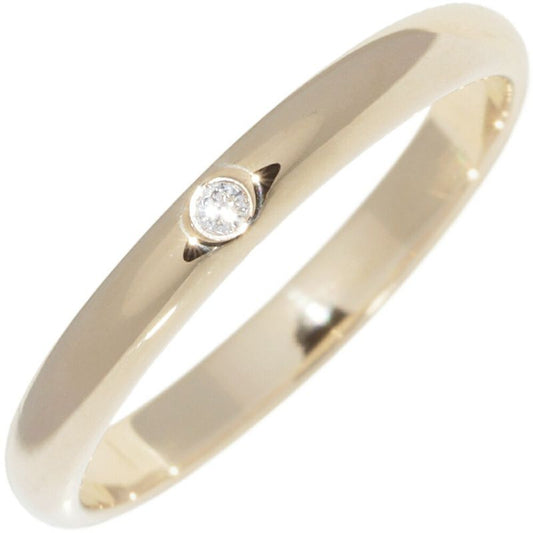 Cartier Ring 18K Yellow Gold Diamond 1P (001ct) Classic Wedding Ring 1895