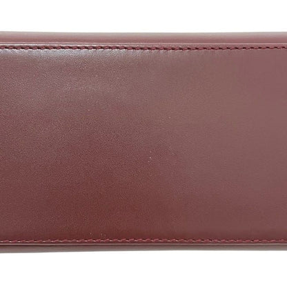 Cartier Handbag Bordeaux Must Excellent Condition Leather Preowned Cartier