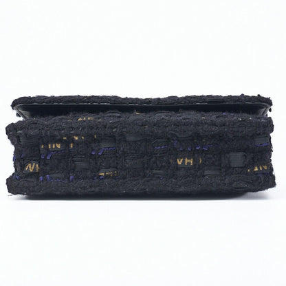 Chanel Shoulder Bag Tote Bag Chanel 19 Matelasse Chain Wallet Tweed Black And