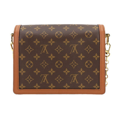 Louis Vuitton Monogram Reverse Dauphine MM Shoulder Bag Brown M45958 Dauphine