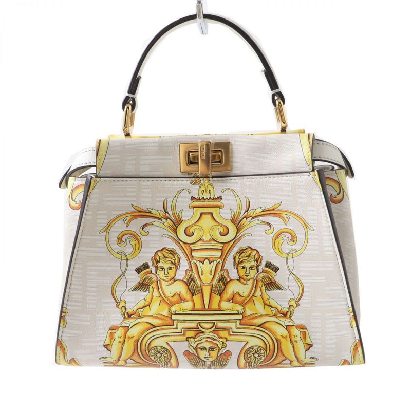 Fendace Fendi X Versace Collaboration 8bn244 Mini Peekaboo