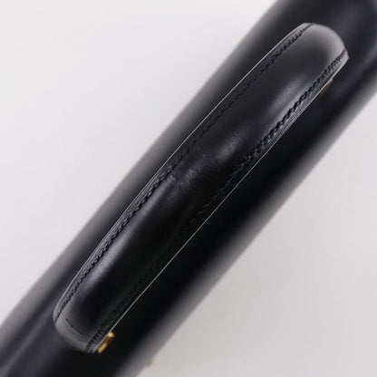 Hermes Piano 25 Vintage Box Calf Black 0Q Ladies Handbag