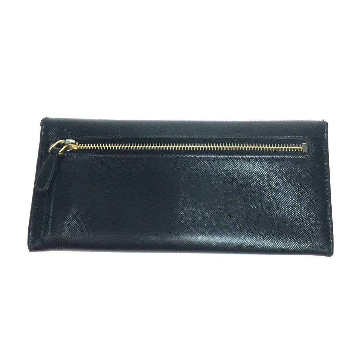 Prada Long Wallet Sapphiano 1mh132 Bicolor There Is a Feeling of Use