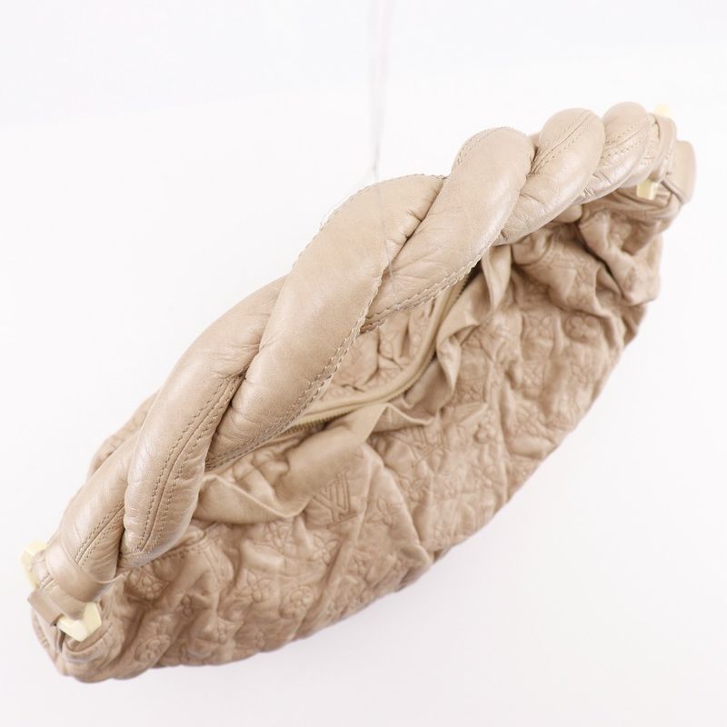 Louis Vuitton Nimbus GM Monogram-olympe M95423 Lambskin Beige Rc0037 Ladies