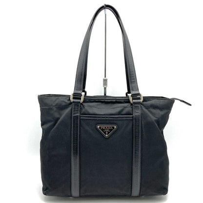 Prada Handbag Tote Bag Black Nylon Women Men Fashion  Gift