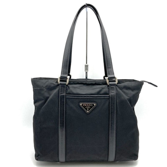 Prada Handbag Tote Bag Black Nylon Women Men Fashion  Gift