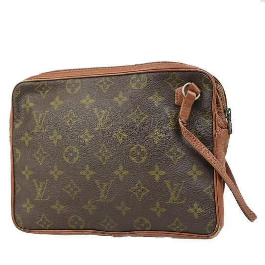 Louis Vuitton Clutch Bag Pochette Sport Monogram Second Bag Brown 01bs073