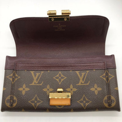 Louis Vuitton M60362 Portefeuille Elysee Long Wallet Brown Monogram Canvas/leath
