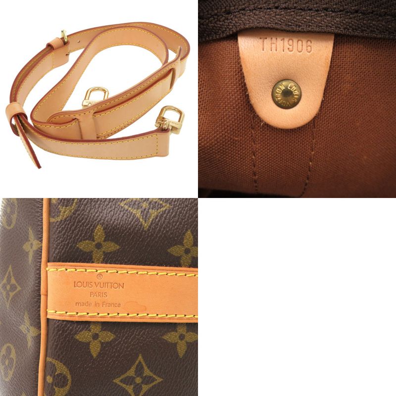 Louis Vuitton Keepall Bandoliere 60 Monogram M41412 Boston Bag LV 0950 Louis