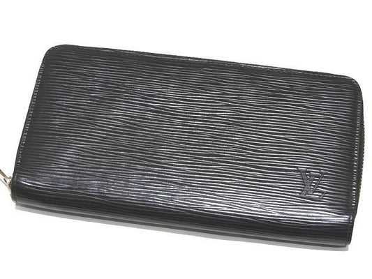 Louis Vuitton Zippy Wallet Long Wallet M60072 Epi Noir Black Zippy Wallet Black