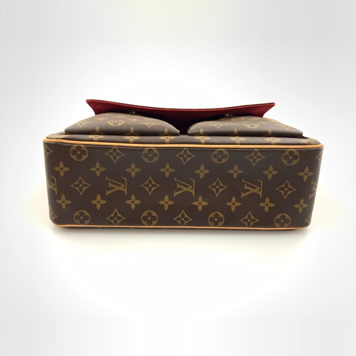 Louis Vuitton Monogram Vivacite GM Semi-Shoulder Bag M51163 Brown