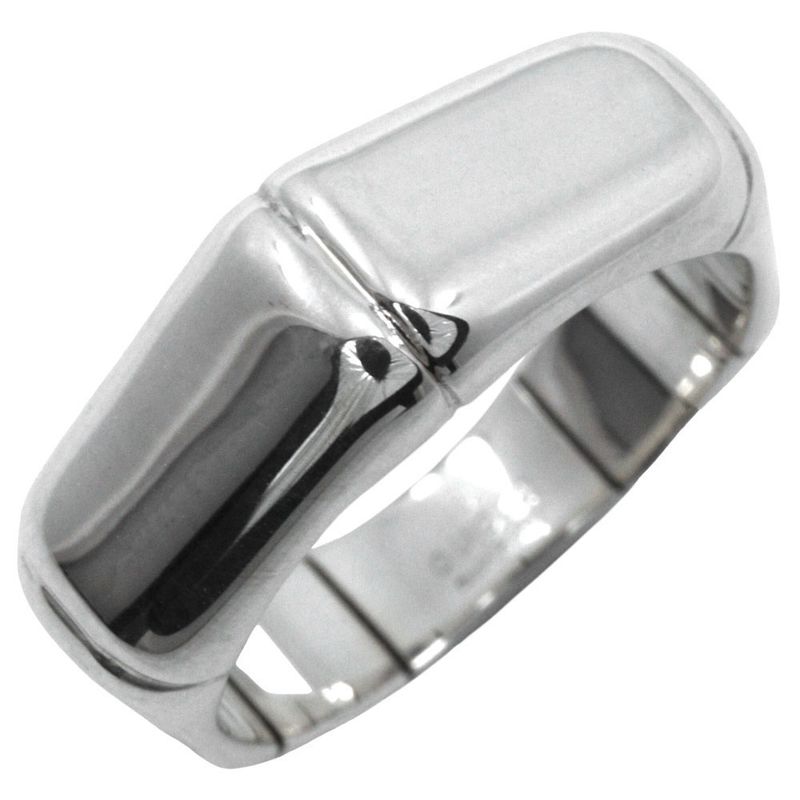 Gucci Bamboo Ring Silver 925 Size 6.5 Ladies 4.3g Ring
