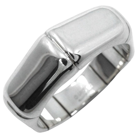 Gucci Bamboo Ring Silver 925 Size 6.5 Ladies 4.3g Ring