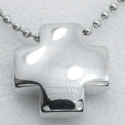 Tiffany & Co Roman Cross Ball Chain Silver 925 Ladies 13.9g Necklace
