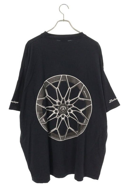 Balenciaga 831305 Tsvp9 Lamborghini Print Oversized T-shirt Men's 5