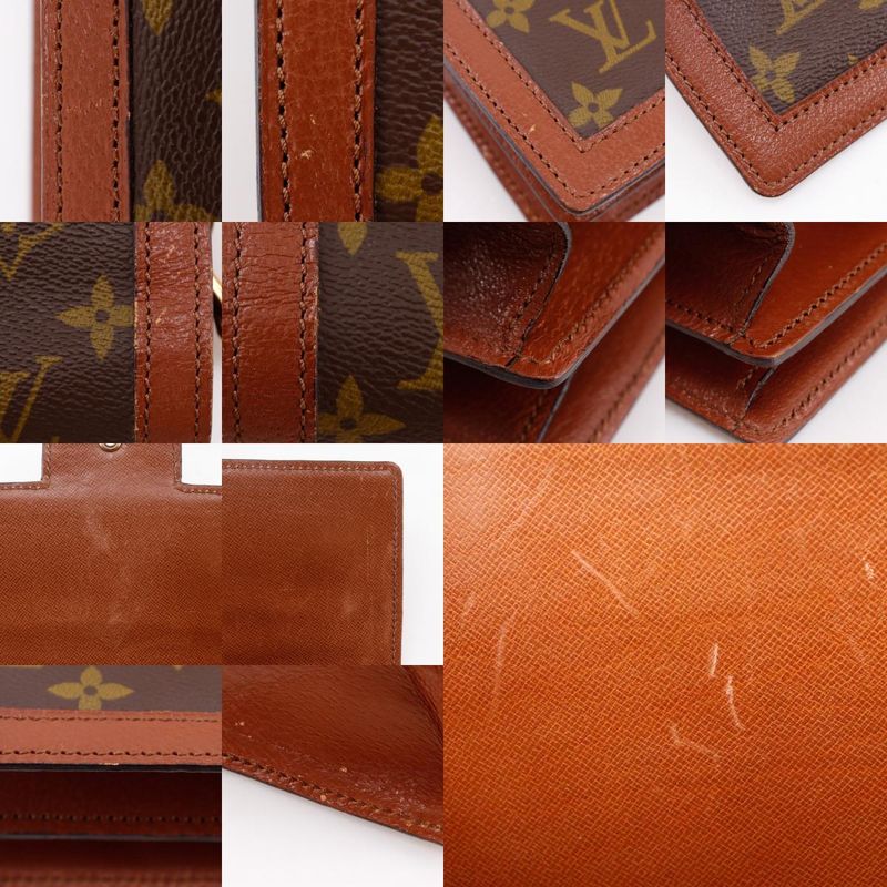 Louis Vuitton Sac Dauphine Vintage M51410 Monogram Canvas Brown Ladies Shoulder