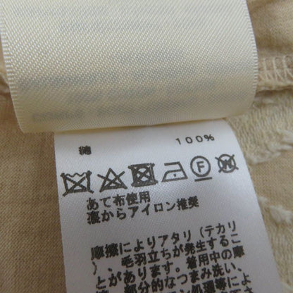 Hermes 22SS 2e4607dz 100% Cotton Short Sleeve T-shirt Top Beige 36 Made In