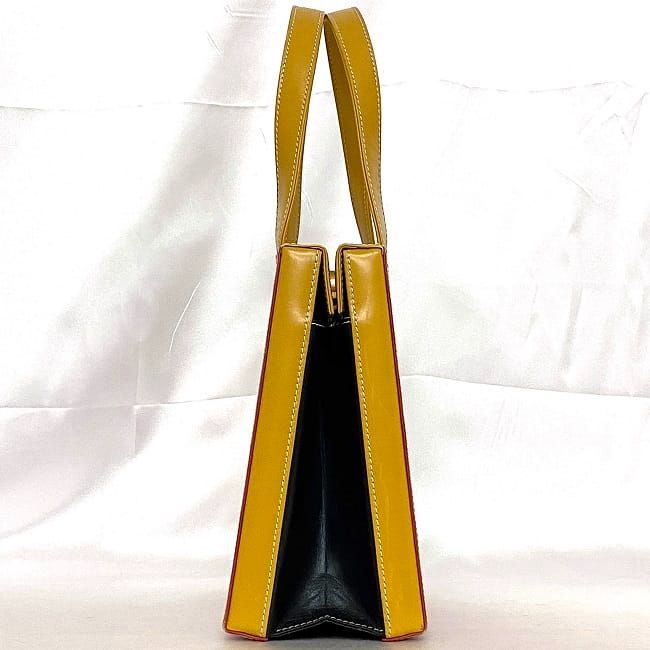 Loewe Handbag F21571 Red Yellow Top Handle